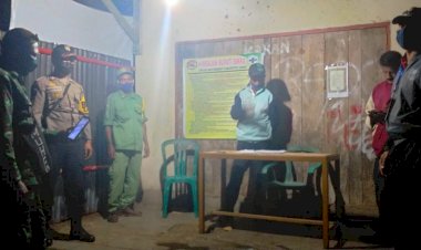 Pantau-Pos-Siaga-Covid-19,-Bripka-Simson-Mengatakan-Jangan-Ada-Moke-Di-Pos-Jaga