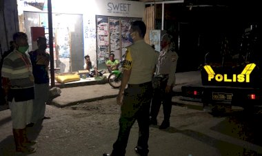 Cegah-Covid--19-Dan--Gangguan-Kamtibmas-Bhabinkamtibmas--Polsek-Alok-Lakukan-Patroli-Dialogis