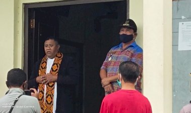 Kapolsek-Lela-Pimpin--Pengamanan-Ibadah-Pemberkatan-Kantor-Desa-Dan-Perangkat-Desa--Lela.