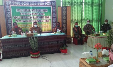 Kapolres-Sikka-Hadiri-Acara-Peresmian-UPTD-Puskesmas-Bola