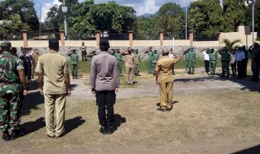 Kapolsek-Waigete-Hadiri-Apel-Siaga-Dalam-Rangka-Penanggulangan-Karhutla-Di-Wilayah-Kec.-Waigete