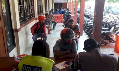 Hari-Pertama-Pelaskanaan-Operasi-Patuh-Turangga-2020,-Sat-Lantas-Polres-Sikka-Tilang-Sebanyak-41-Pengendara