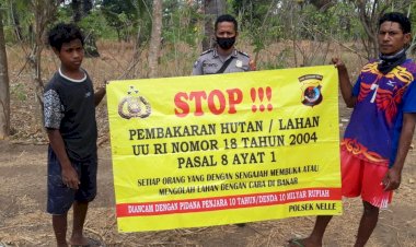 Sambangi-Warga-Dusun-Kloangbeit,-Bripka-Istanto-Ajak-Warga-Untuk-Tidak-Membakar-Hutan