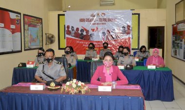 Hari-Jadi-Polwan-Ke-72,-Polwan-Polres-Sikka-Lakukan-Upacara-Secara-Virtual