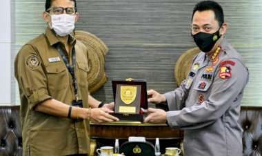 Dikunjungi-Sandiaga,-Kapolri-Bahas-Penguatan-5-Destinasi-Super-Prioritas