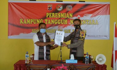 Wakapolres-Sikka-Resmikan-Kampung-Tangguh-Nusantara-Kelurahan-Kabor