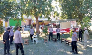 Kapolres-Lakukan-Pengecekan-Pos-Dan-Personil-Ops-Ketupat-Ranakah-2021