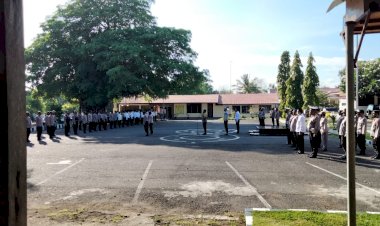 Pimpin-Apel-Pagi,-Kapolres-Sampaikan-Hal-Ini