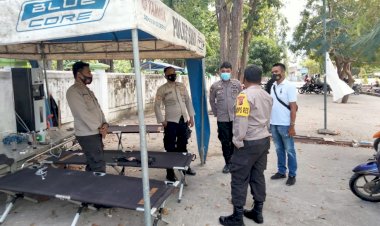 Kapolres-Turun-Langsung-Cek-Personil-Pengamanan-Tempat--Karantina-Terpusat