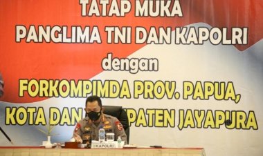 Pimpin-Rapat-Forkopimda-Jayapura,-Kapolri-Tekankan-Kesiapan-PON-dan-Penanganan-Covid-19 ⁴
