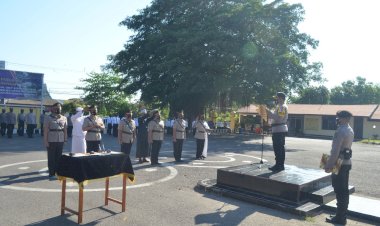 Kapolres-Sikka-pimpin-sertijab-Kasat-Reskrim,-Kasat-Intelkam,-dan-Kasat-Resnarkoba