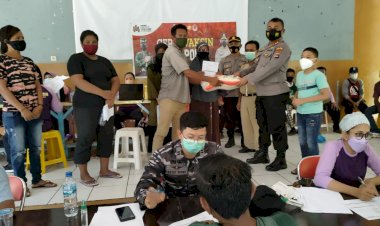 Gerai-Vaksinasi-TNI-POLRI-Di-SOS-Children-Waturia