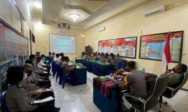 Polres-Sikka-Adakan-Rapat-Kerja,-Analisa-dan-Evaluasi-Awal-Tahun-2022