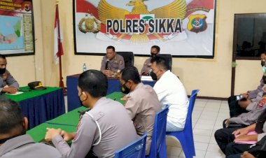 Jelang-Sertijab-Kapolres-Sikka,-Itwasda-Polda-NTT-laksanakan-verifikasi