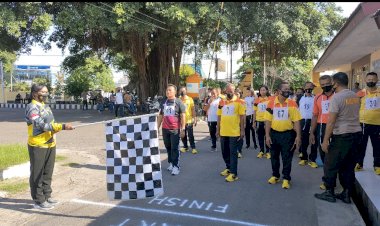 Anggota-Polres-Sikka-dan-Polsek-Jajaran-Laksanakan-Tes-Samjas-Hari-Pertama