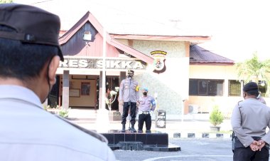 Kapolres-Sikka-Tekankan-Beberapa-Hal-Saat-Apel-Jam-Pimpinan