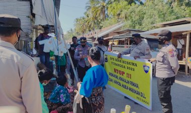 Ops-Bina-Kusuma-Turangga-2022,-Satgas-Binluh-Berikan-Imbauan-Di-Pasar-Alok-Maumere