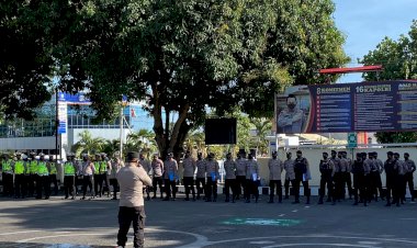 Pimpin-Apel-Pagi,-Pawas-(perwira-pengawas)-Polres-Sikka-Tekankan-Hal-Ini