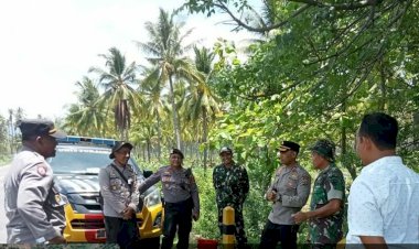 Kapolres-Sikka-Pantau-Pengamanan-Pengukuran-Batas-Tanah-HGU-di-Waigete