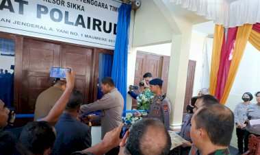 Kapolda-NTT-Kukuhkan-Satuan-Polisi-Perairan-dan-Udara-Polres-Sikka