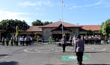 Apel-Jam-Pimpinan,-Kapolres-Sikka-Tekankan-Beberap-Hal-Ini