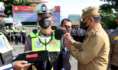 Apel-Gelar-Pasukan-Operasi-Lilin-Turangga-2022,-Bupati-Sikka-Bacakan-Amanat-Kapolri