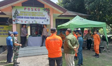 Kapolres-Sikka-Cek-Kesiapan-Pos-Yan-dan-Pos-Terpadu-Ops-Lilin-Turangga-2022