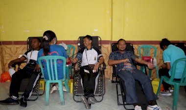 Peduli-Kemanusiaan,-Polres-Sikka-Gelar-Donor-Darah-Bersama-PMI