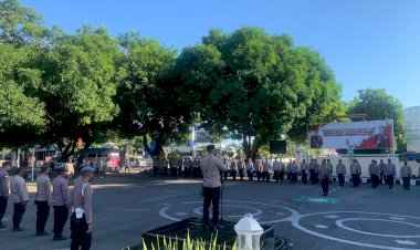 Pimpin-Apel-Pagi,-Kapolres-Sikka-Tegaskan-Hal-Ini