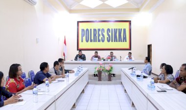 Kapolres-Sikka-Pimpin-Rapat-Koordinasi-Terkait-Kejahatan-TPPO-di-Wilayah-Kabupaten-Sikka