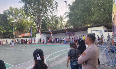 Perlombaan-Futsal-antar-anak-anak-anggota-Polres-Sikka-meriahkan-rangkaian-acara-sambut-Hari-Bhayangkara-ke-77