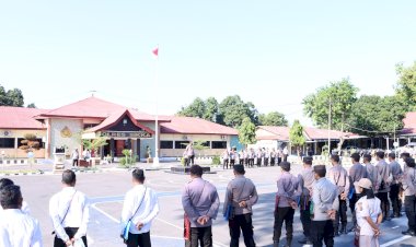 Apel-Jam-Pimpinan,-Kapolres-Sampaikan-Tiga-Hal-Ini-Kepada-Anggota