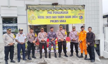 Kapolres-Sikka-Pimpin-Monitoring-Pos-Pengamanan-Operasi-Lilin-Turangga-2023