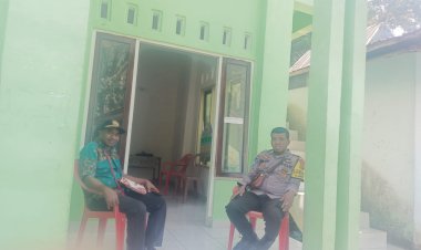 Bhabinkamtibmas-Desa-Nirangkliung-Mempererat-Sinergitas-dan-Komunikasi-dengan-PJ.-Desa