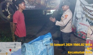 Piket-Jaga-SPKT-Regu-2-Polsek-Bola-Polres-Sikka-Gelar-Patroli-Rutin-di-Wilayah-Hukumnya