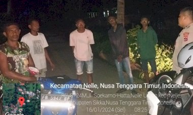 Patroli-Rutin-SPKT-Regu-II-Polsek-Nelle,-Ciptakan-Situasi-Kamtibmas-Aman-dan-Kondusif