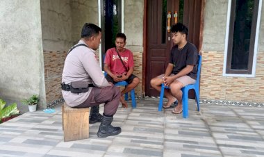 Ciptakan-Kamtibmas-Jelang-Pemilu-2024,-Polsek-Waigete-Intensifkan-Sambang-Warga