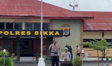 JAM-PIMPINAN,-KAPOLRES-SIKKA-PIMPIN-APEL-PAGI