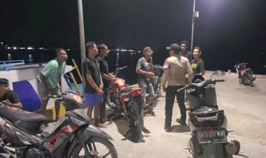 Patroli-Rutin-Piket-Pospol-KPPP-Laut-Polsek-Alok-Polres-Sikka,-Jaga-Kamtibmas-di-wilayah-Pelabuhan