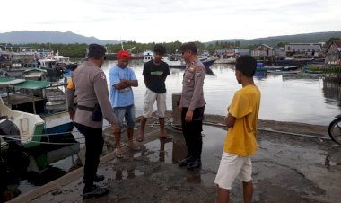Satuan-Binmas-Polres-Sikka-Gelar-Himbauan-Kamtibmas-dan-Waspada-Bencana-Alam