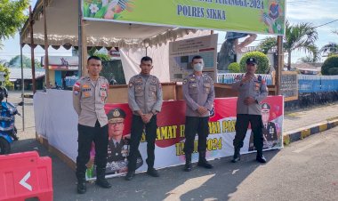 Menjelang-Paskah,-Polres-Sikka-Gelar-Pengamanan-Pos-Pam--Dalam-Operasi-Semana-Santa-2024