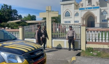 Unit-Turjawali-Polres-Sikka-Patroli-Gereja-Gereja-Jelang-Perayaan-Paskah