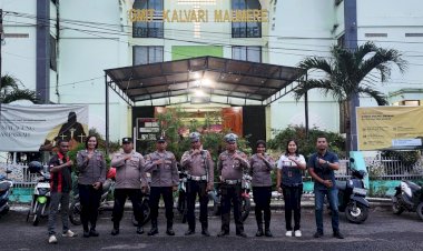 Polres-Sikka-Lakukan-Pengamanan-Misa-Malam-Kamis-Putih