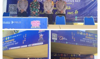 Pengawasan-Operasi,-Kasiwas-Polres-Sikka-Tinjau-Pos-Terpadu-Pelabuhan-Lsay-Maumere