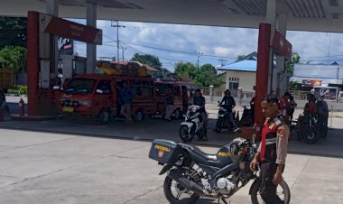 Patroli-Rutin-Kanit-Samapta-Polsek-Kewapante,-Polres-Sikka