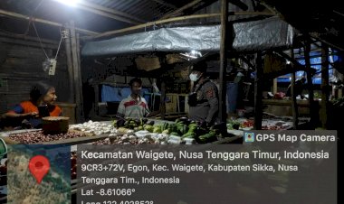 Patroli-Rutin-Polsek-Waigete-Meningkatkan-Kondusifitas-Situasi-Kamtibmas