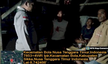 Piket-SPKT-Regu-I-Polsek-Bola-Polres-Sikka-Laksanakan-Patroli-Rutin