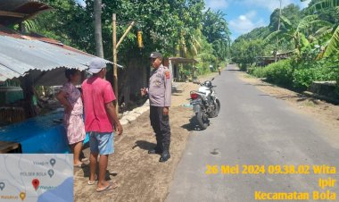 Kegiatan-Patroli-Rutin-Oleh-Piket-Jaga-SPKT-Regu-2-Polsek-Bola-Polres-Sikka