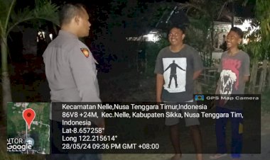 Patroli-Rutin-Polsek-Nelle-Polres-Sikka:-Menjaga-Ketertiban-dan-Keamanan-Wilayah