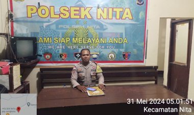 Polsek-Nita-Polres-Sikka-Merilis-Situasi-Kamtibmas-diwilayah-Hukumnya